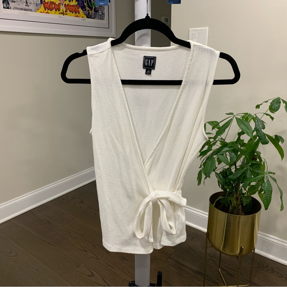 Gap Women’s Wrap Knit Top, XS